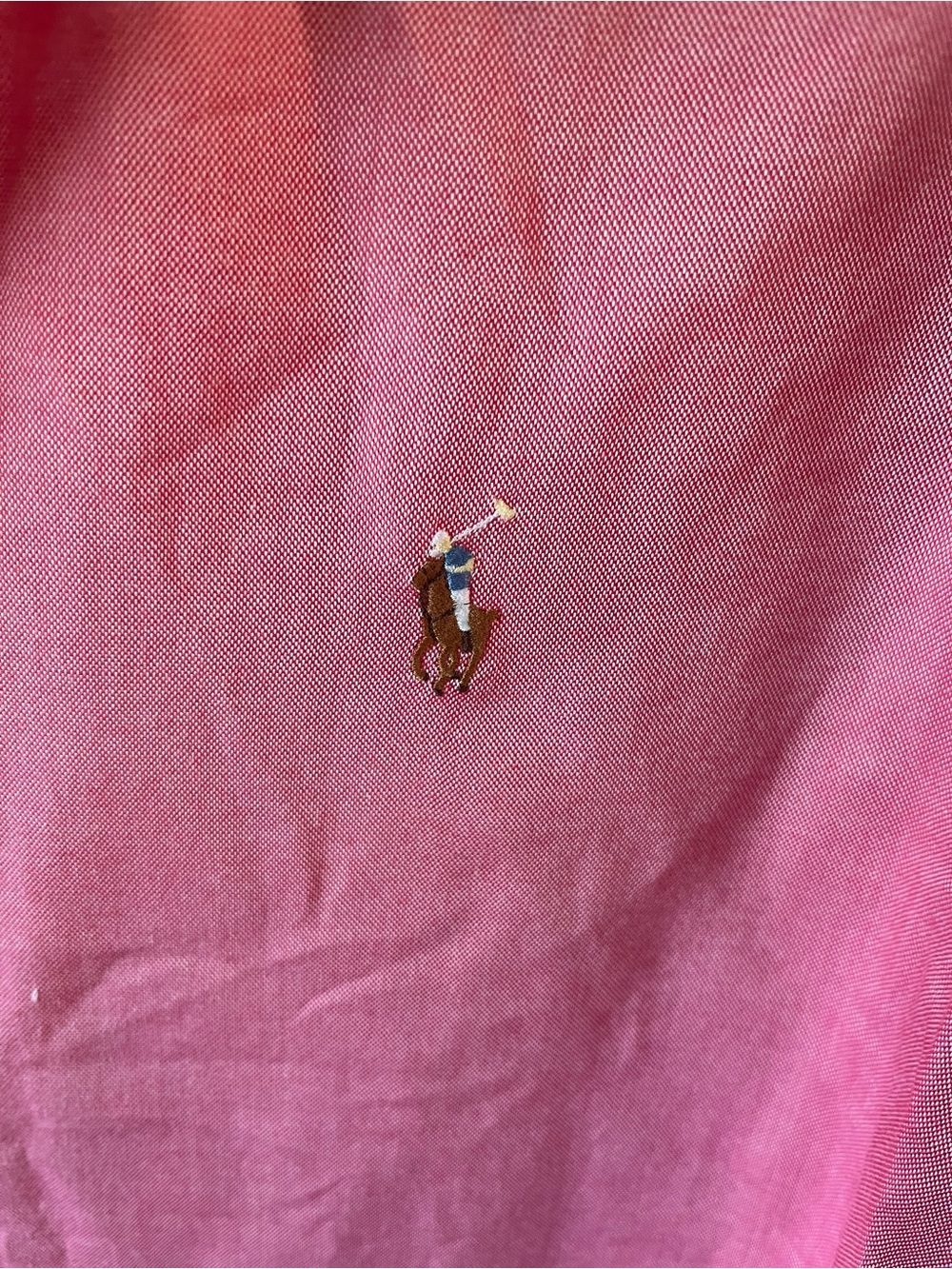 Ralph Lauren Men's Pink Button-Down Oxford Shirt - Picture 3 of 4
